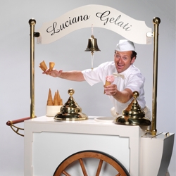 luciano gelati zingende ijscoman boeken