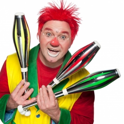 clown flapipo kindershow boeken