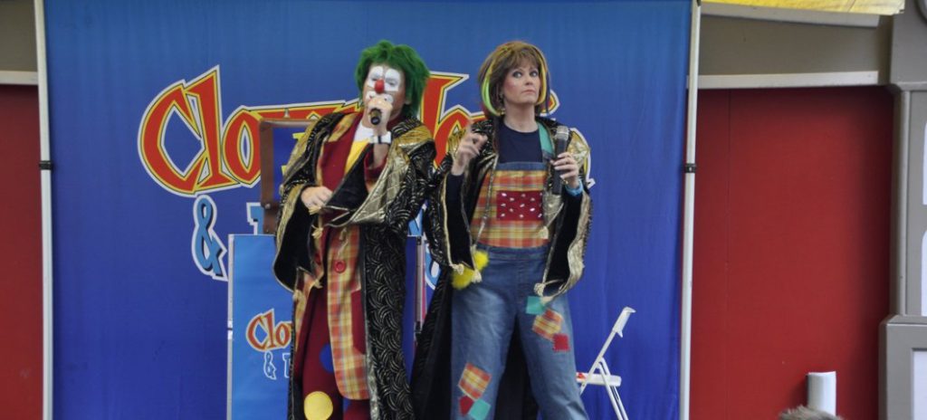 clown jopie en tante angelique kindershow